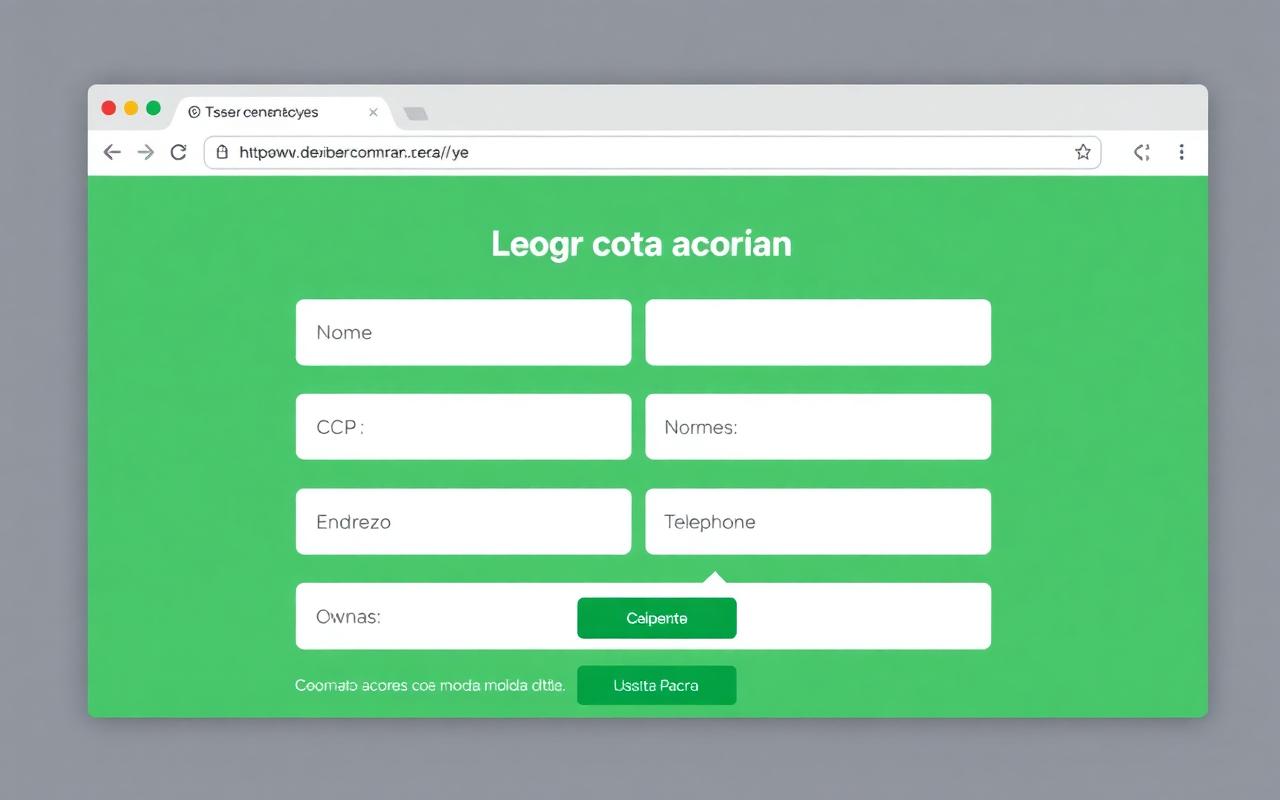 Tela 3: Preencha os dados do titular